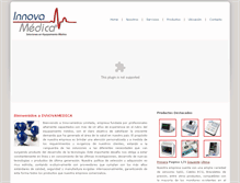 Tablet Screenshot of innovamedica.cl